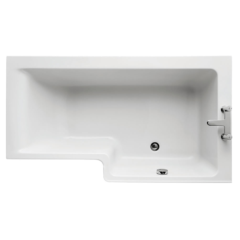 Cutout image of Ideal Standard Concept Square 1500 x 850mm Right-Handed Shower Bath